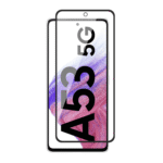Tempered Glass for Samsung Galaxy A53 5G (Black) Edge to Edge, Pack of 1