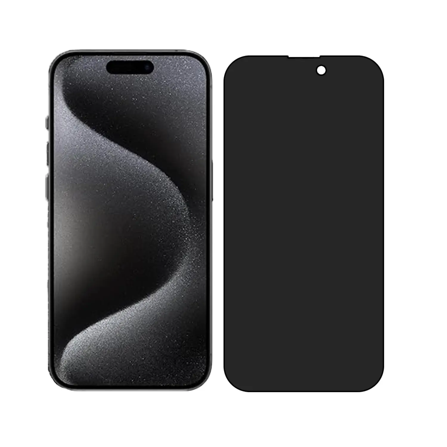 61-0sH9jtJL._SL1500_.webp TPR Privacy Tempered Glass Screen Protector for iPhone 15 Pro Max - Image 1