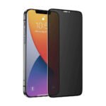 TPR Privacy Tempered Glass for iPhone 12 , iPhone 12 Pro (Black) , Pack of 1
