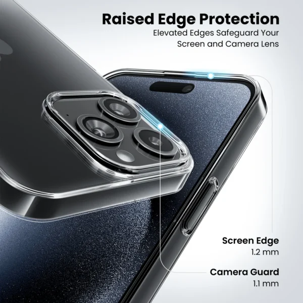 Anti Yellow Back Case for iPhone 15 Pro Max - 4