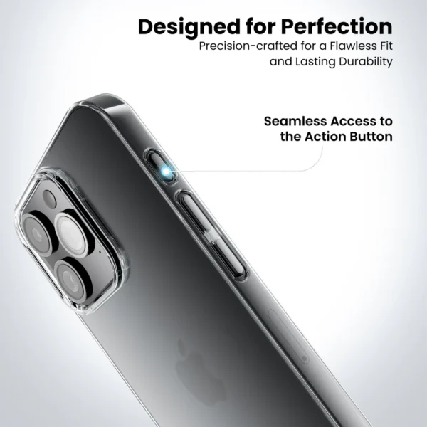 Anti Yellow Back Case for iPhone 15 pro -5