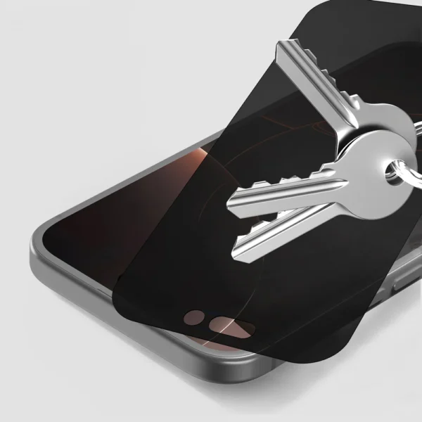 TPR Privacy Tempered Glass Screen Protector for iPhone 16 Pro - Anti-Spy, Full Coverage - Image 4