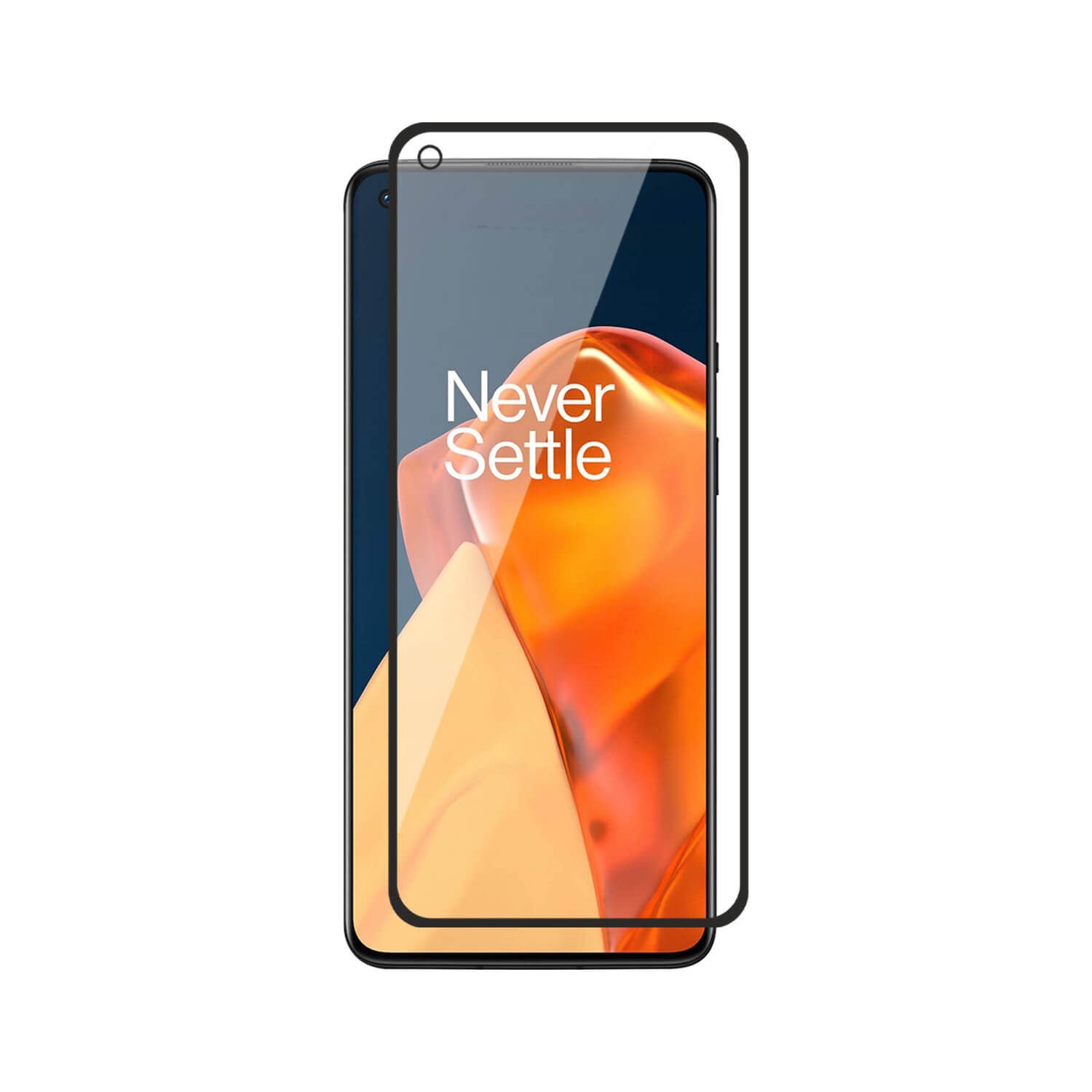 Main-Image-File-2-1.jpg Tempered Glass for Oneplus 9R (Black) Edge to Edge, Pack of 1 - Image 1
