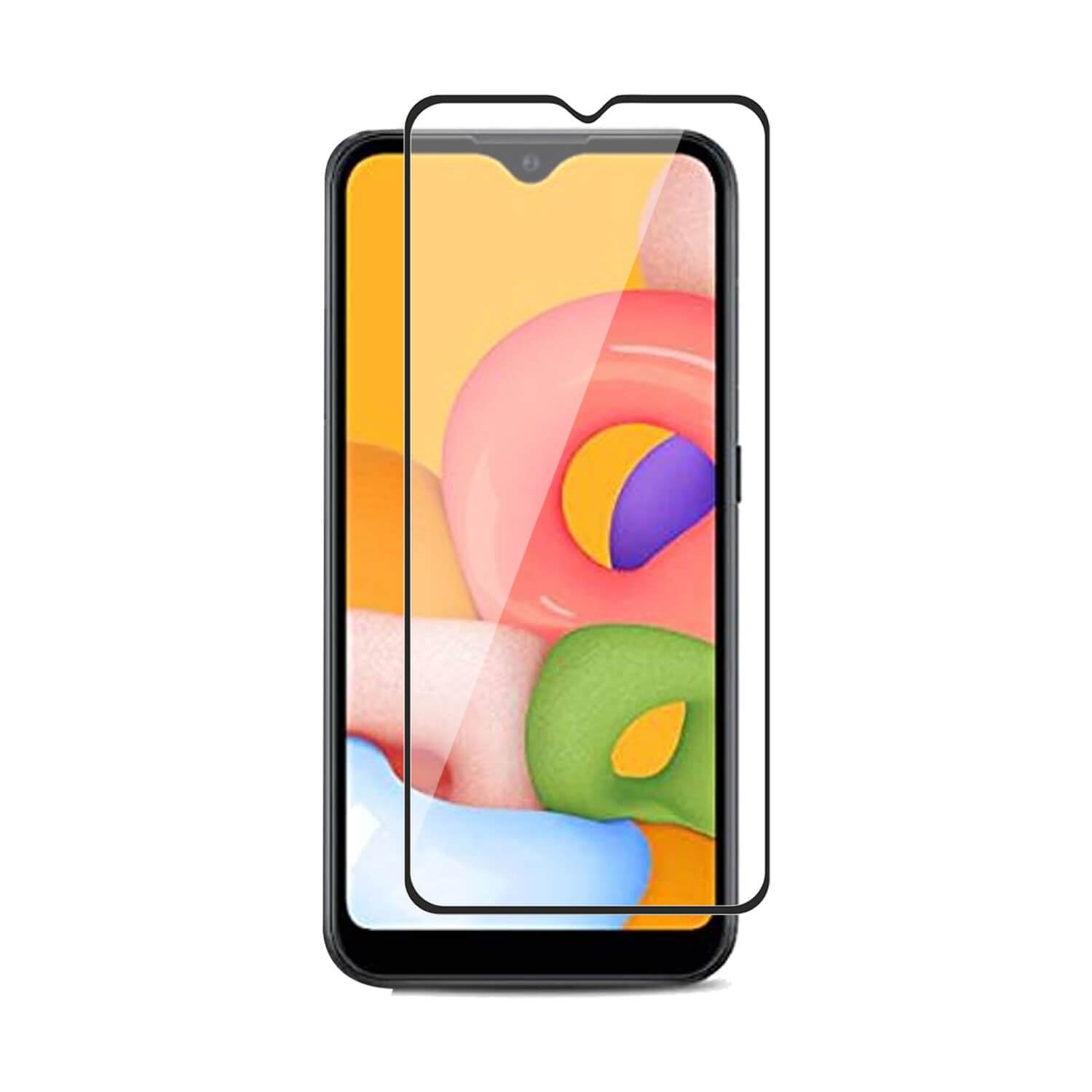 Main-Image-File-20.jpg Tempered Glass for Samsung Galaxy A20S (Black) Edge to Edge, Pack of 1 - Image 1