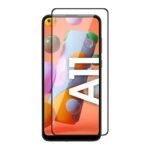 Tempered Glass for Samsung Galaxy A11 / Samsung Galaxy M11 (Black) Edge to Edge, Pack of 1