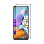Tempered Glass for Samsung Galaxy A21S (Black) Edge to Edge, Pack of 1