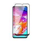 Tempered Glass for Samsung Galaxy A70 / Samsung Galaxy A70S (Black) Edge to Edge, Pack of 1