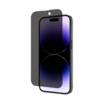 TPR Privacy Tempered Glass for iPhone 14 Pro (Black) , Pack of 1