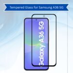 Tempered Glass for Samsung Galaxy A36– 9H Hardness, Edge-to-Edge Full Cover Screen Protector - Image 4