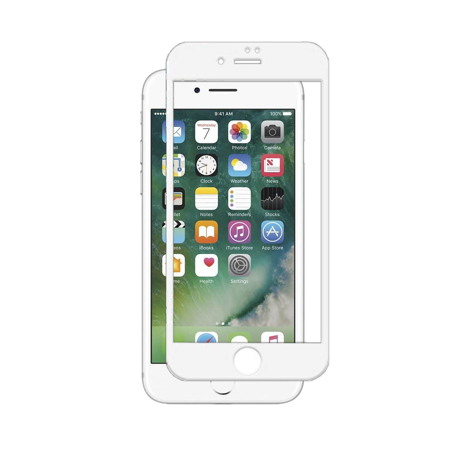 Untitled-1-5-1.jpg Tempered Glass for Apple iPhone 6 Plus / Apple iPhone 6s Plus (White), Edge to Edge - Image 1