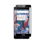 Tempered Glass for OnePlus 3 / OnePlus 3T (Black) Edge to Edge, Pack of 1