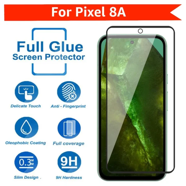 Tempered Glass for Google Pixel 8A– Premium Screen Protector - Image 2