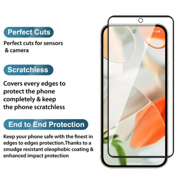 Premium Tempered Glass Screen Protector for Google Pixel 9/9 Pro | - Image 2