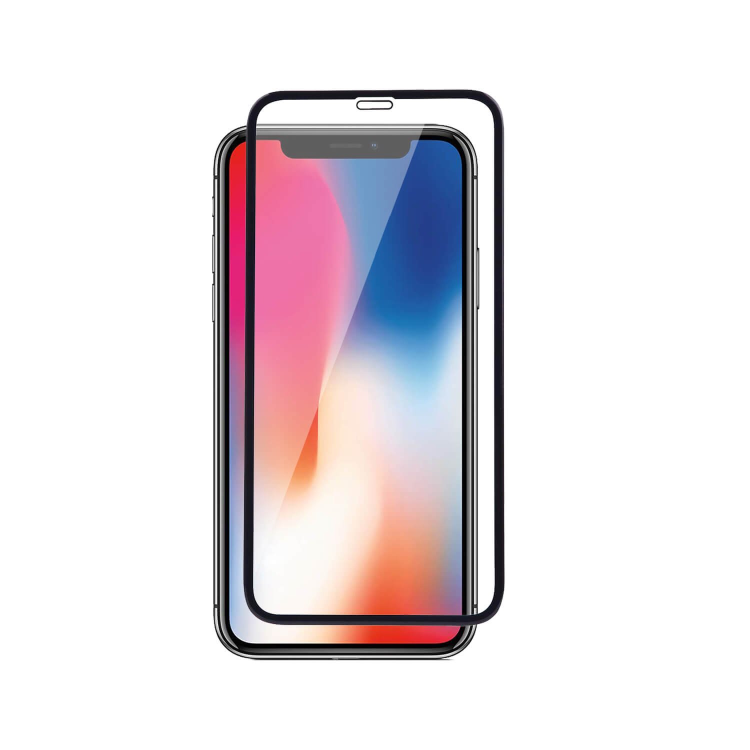 iPhones-X-1.jpg Tempered Glass for Apple iPhone X, iPhone XS, iPhone 11 Pro (Black) Edge to Edge, Pack of 1 - Image 1