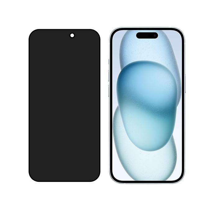 iphone-15-plus-privacy-tempered-glass.jpg TPR Privacy Tempered Glass Screen Guard Protector for Apple iPhone 15+ / iPhone 15 Plus - Image 1