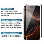 iPhone 16 Pro Max Tempered Glass Screen Protector Guard - Image 3