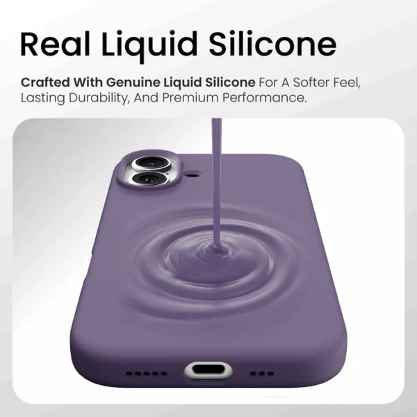 Soft Silicone Back Case Compatible with iPhone 17 – Slim Protective Cover - Image 2