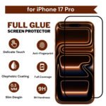 Tempered Glass Screen Protector for iphone 17 Pro– 9H Hardness, Edge-to-Edge, Anti-Scratch, HD Clarity - Image 2