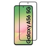 Tempered Glass for Samsung Galaxy A56– Edge-to-Edge Screen Protector with Black Border (Pack of 1)