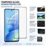 OnePlus Nord CE6 5G Tempered Glass Screen Protector | 9H Hardness HD Clear Bubble Free (Copy) - Image 3