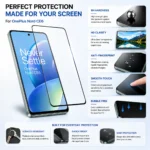 OnePlus Nord CE6 5G Tempered Glass Screen Protector | 9H Hardness HD Clear Bubble Free (Copy) - Image 2