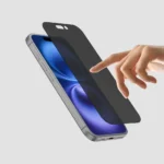TPR Privacy Tempered Glass Screen Protector for iPhone 16 - Anti-Spy, Full Coverage - Image 5