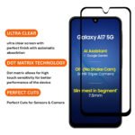 Samsung Galaxy A17 Tempered Glass Screen Protector by | 9H Hardness, Edge-to-Edge Full Coverage, Anti-Scratch, HD Clear - Image 3