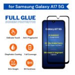 Samsung Galaxy A17 Tempered Glass Screen Protector by | 9H Hardness, Edge-to-Edge Full Coverage, Anti-Scratch, HD Clear - Image 2
