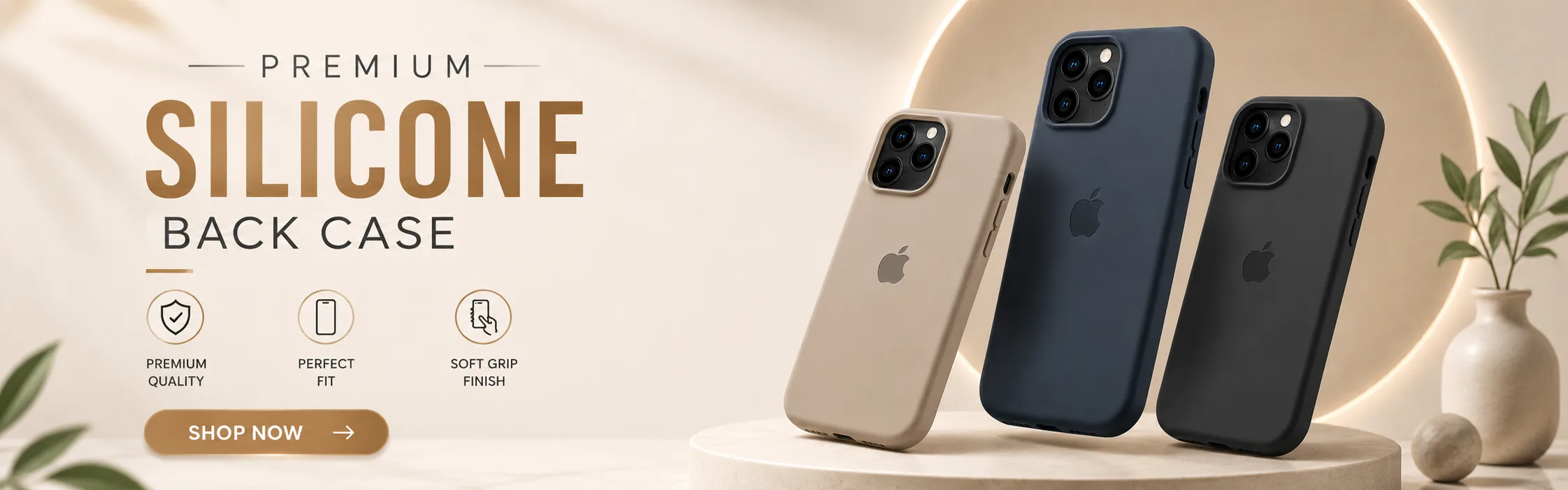 silicone back case slider