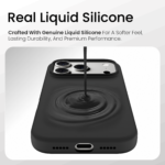 Silicone Snap Fit Case Cover For iPhone 17 Pro - Image 4
