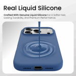 Silicone Snap Fit Case Cover For iPhone 17 Pro - Image 2