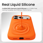 Silicone Snap Fit Case Cover For iPhone 17 Pro - Image 3