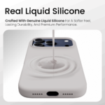 Silicone Snap Fit Case Cover For iPhone 17 Pro - Image 5