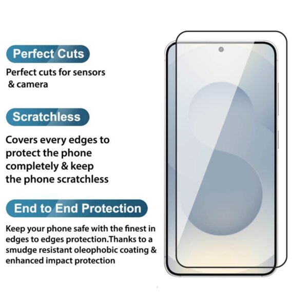 Premium Tempered Glass Screen Protector for Samsung Galaxy S25 | - Image 5